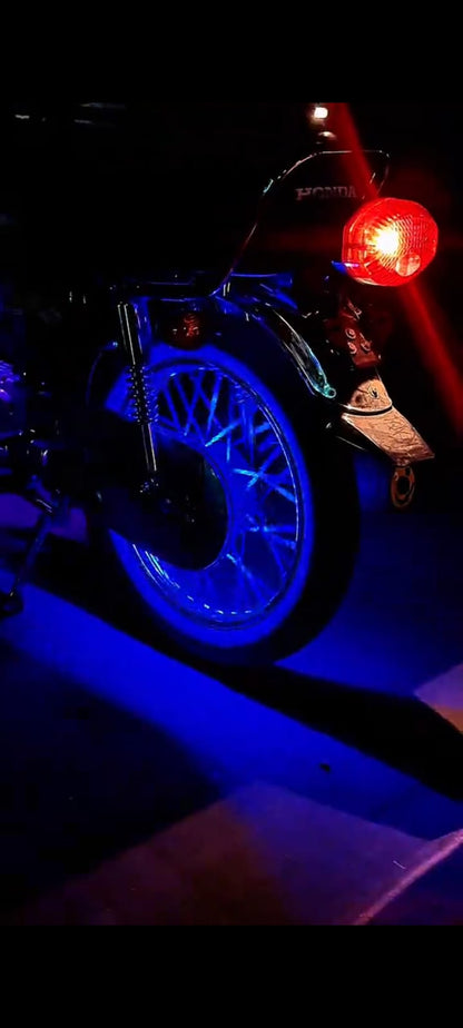 Multicolor Hubrim Light For Bikes All Vehicals