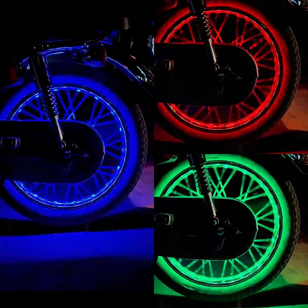 Multicolor Hubrim Light For Bikes All Vehicals